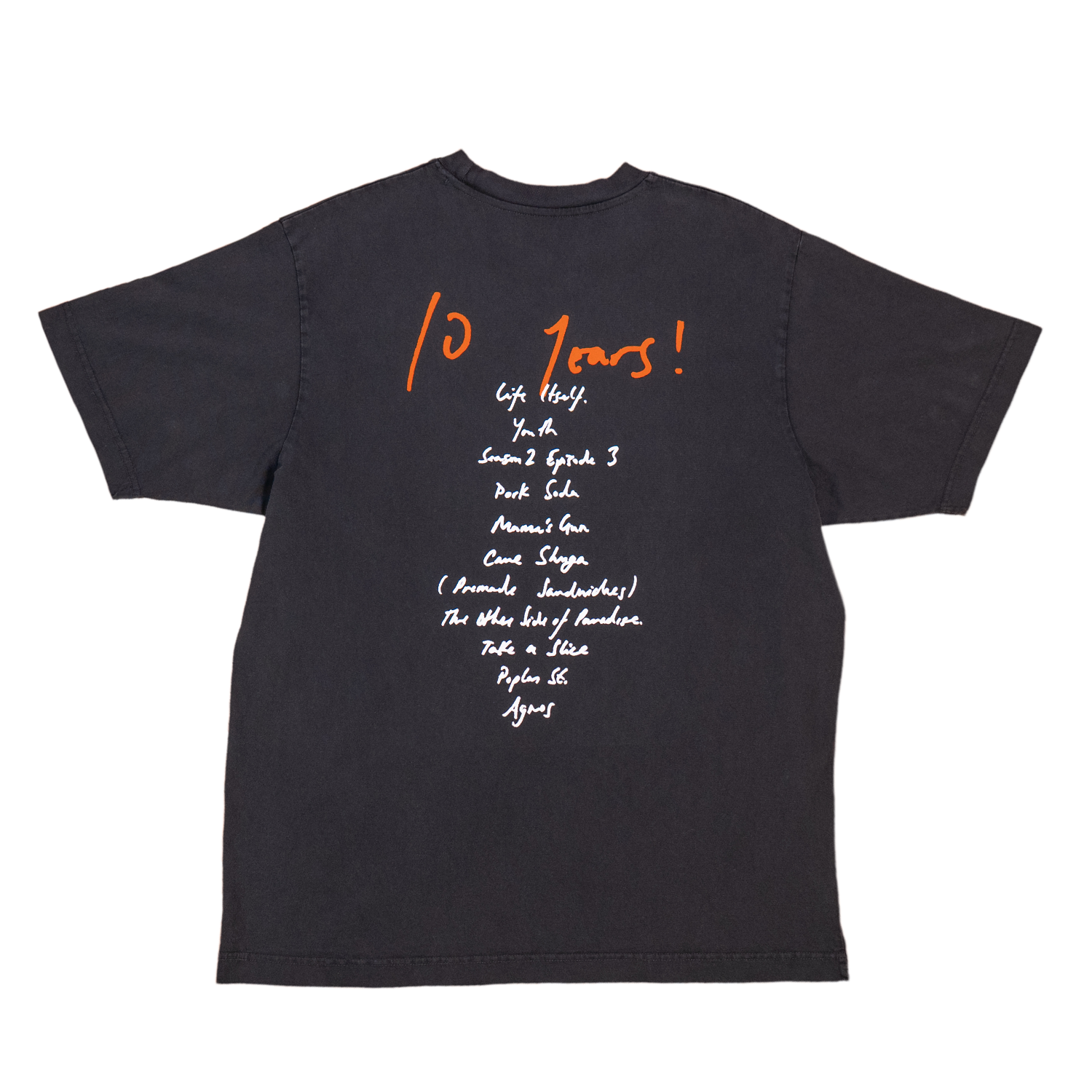 How To Be A Human Being Black Relaxed Fit Tee Back
