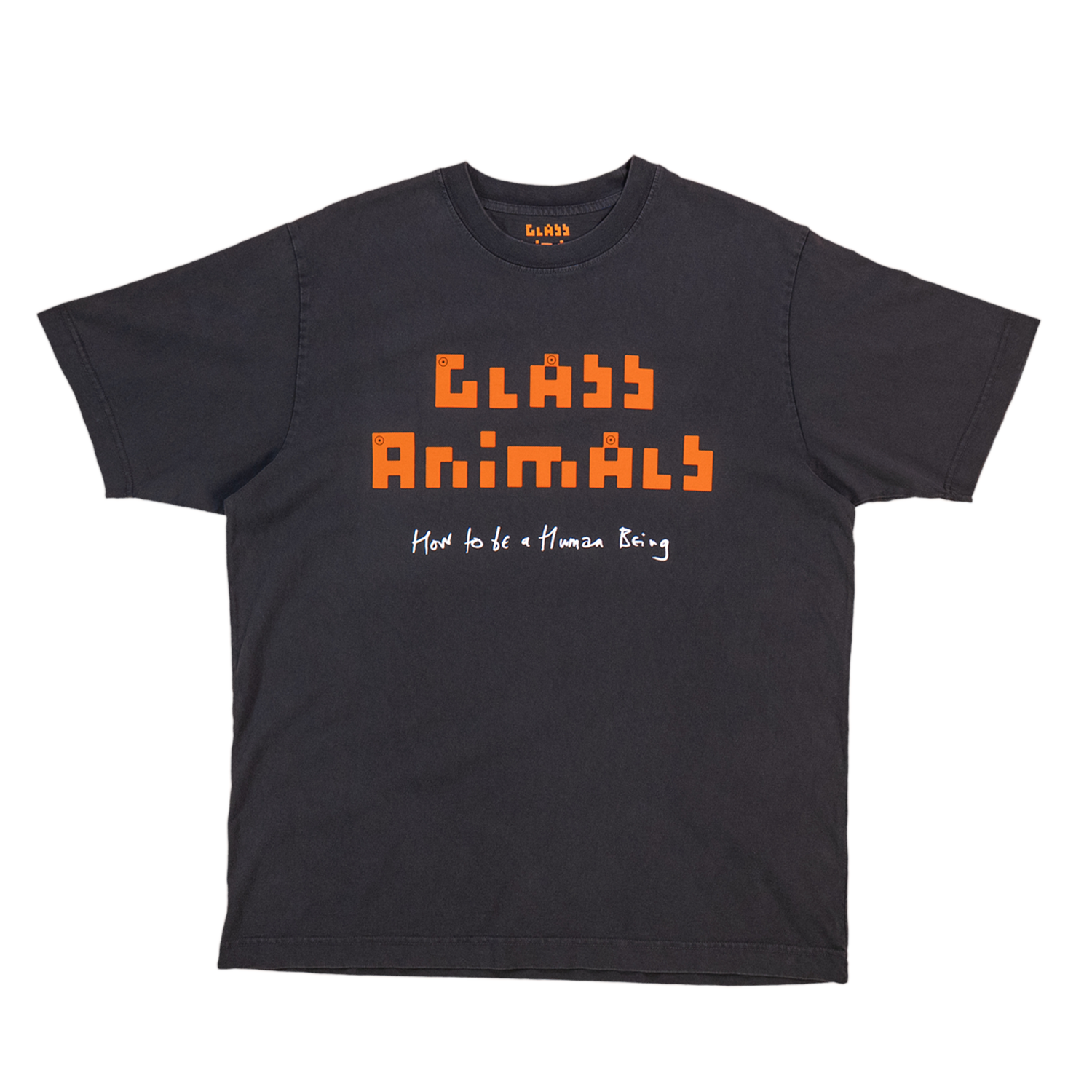 How To Be A Human Being Black Relaxed Fit Tee Front
