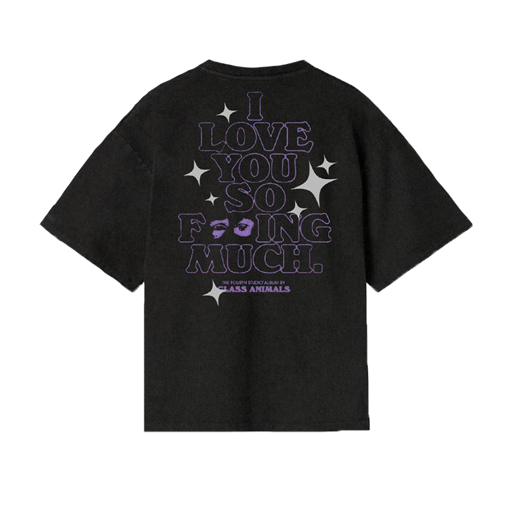 Purple I Love You So F***king Much T-Shirt Back
