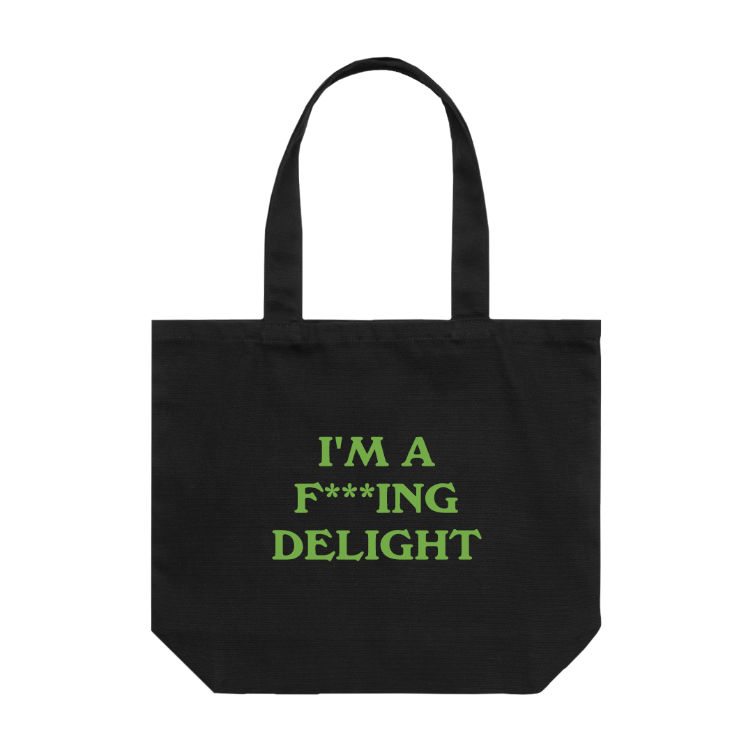 I Love You So F***ing Much Tote in Black Back