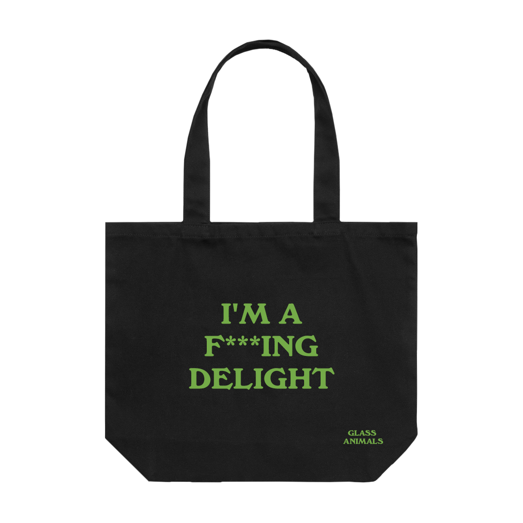 I Love You So F***ing Much Tote in Black Front