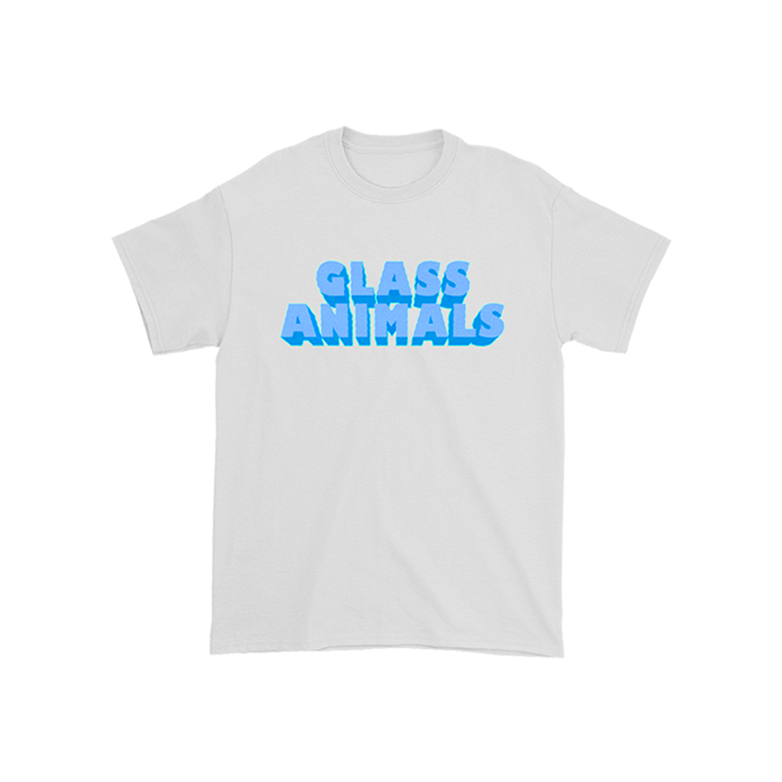 White Wavey Logo T-Shirt Front