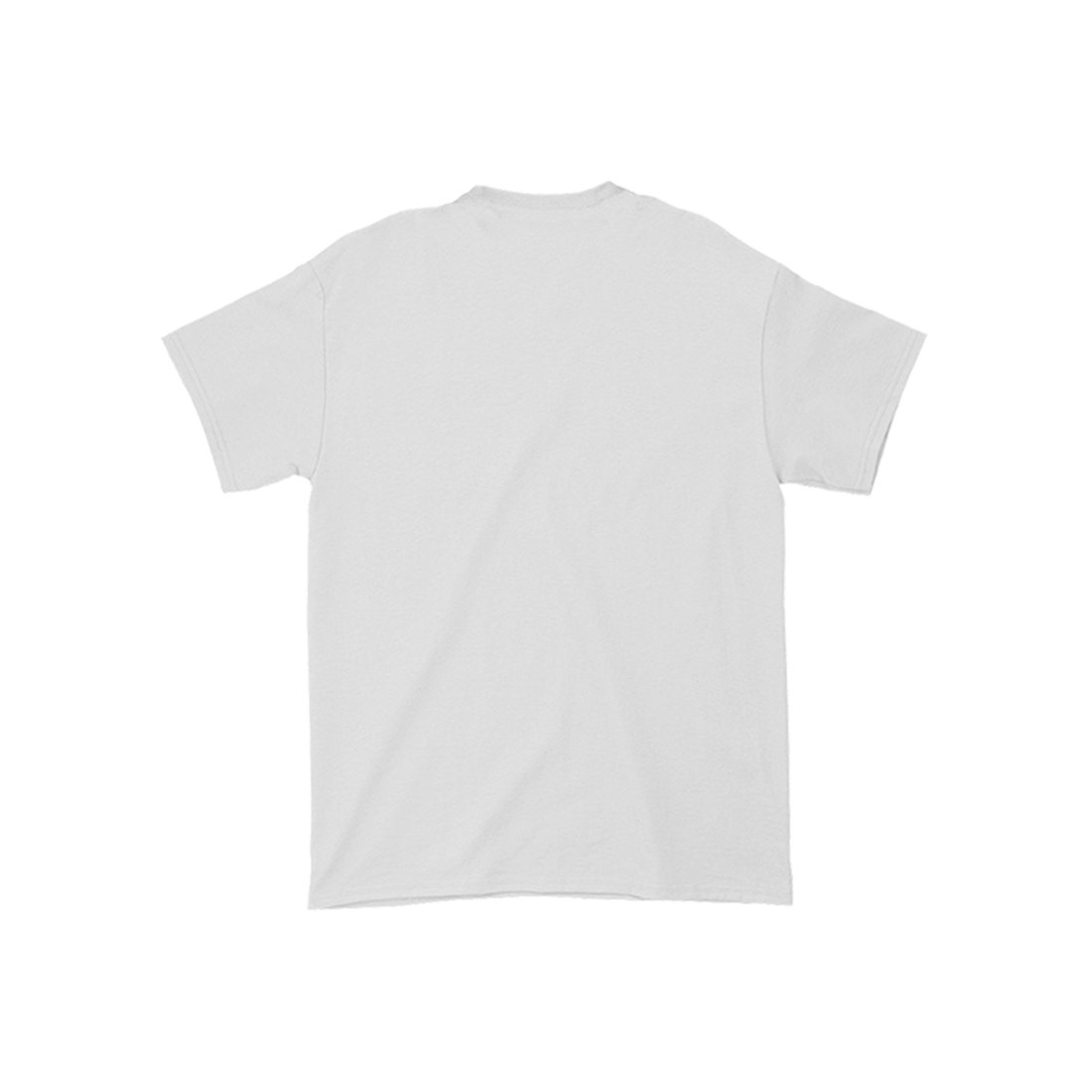 White Wavey Logo T-Shirt Back